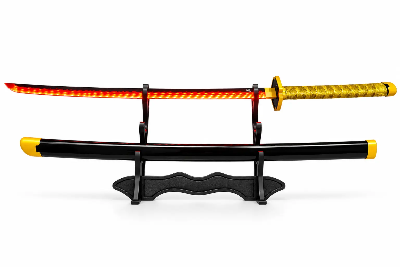 Kyojuro Rengoku Flame Nichirin Sword – LED Light Katana